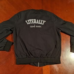 Women's Black Literally Can't Even Jacket